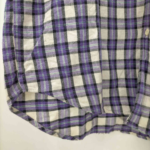 ギャップ Gap 90-2000S OLDタグ コットンチェック L/Sシャツ メンズ import:L