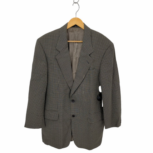ヒューゴボス HUGO BOSS 90S USA製 APOLLON 2Bチェック テーラードジャケット ユニオンメイド メンズ 40R