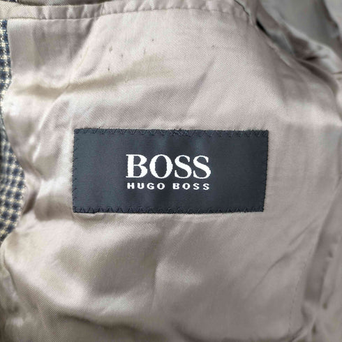 ヒューゴボス HUGO BOSS 90S USA製 APOLLON 2Bチェック テーラードジャケット ユニオンメイド メンズ 40R