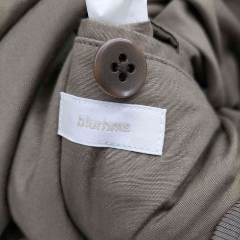 ブラームス BLURHMS シャンブレーギャバジンビッグトレンチコート メンズ JPN:0 0