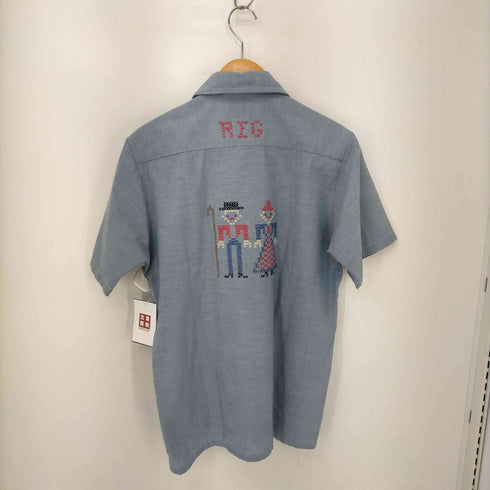 パーマネントプレス Permanent Press 70S デザイン S/S シャツ メンズ JPN:S