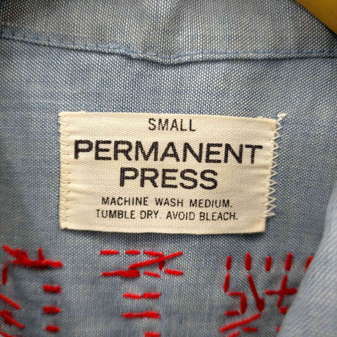 パーマネントプレス Permanent Press 70S デザイン S/S シャツ メンズ JPN:S