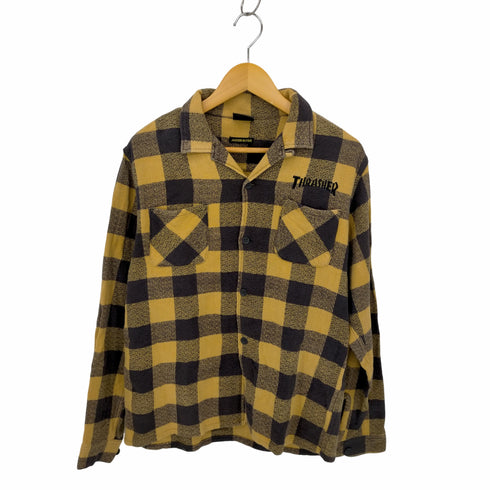 スラッシャー THRASHER チェック オープンカラー L/Sシャツ メンズ JPN:M
