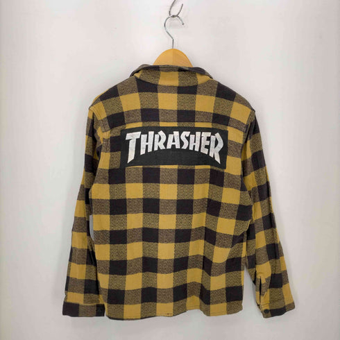 スラッシャー THRASHER チェック オープンカラー L/Sシャツ メンズ JPN:M