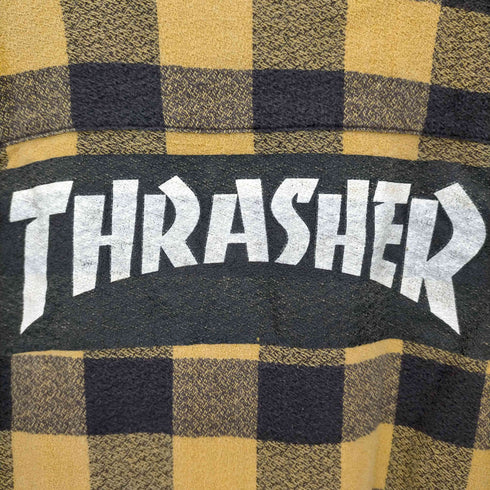 スラッシャー THRASHER チェック オープンカラー L/Sシャツ メンズ JPN:M