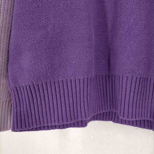 エックスガール X-girl LOGO JACQUARD RAGLAN KNIT TOP レディース ONE SIZE