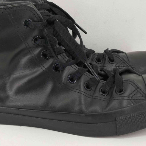 コンバースオールスター CONVERSE ALLSTAR レザーオールスターハイ ブラックモノクローム メンズ 26.5