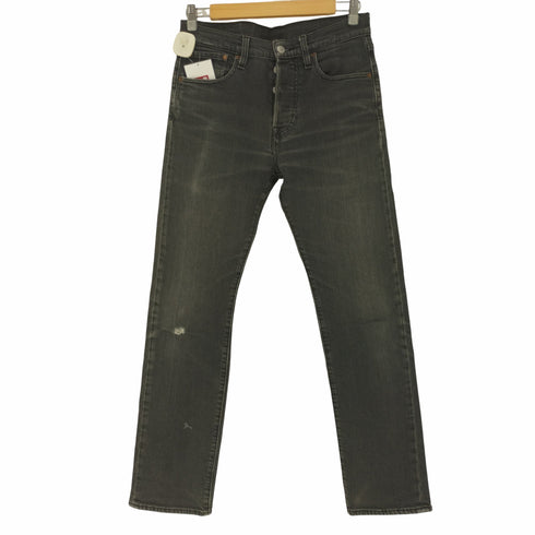 リーバイス Levis 501 ストレッチ ブラック デニム パンツ スレキ 赤 メンズ W29 L30