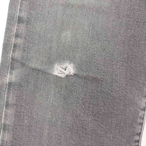リーバイス Levis 501 ストレッチ ブラック デニム パンツ スレキ 赤 メンズ W29 L30