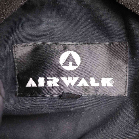 エアウォーク AIRWALK 90-00s ワッシャーナイロン パイピングデザイン ジップアップフーディ メンズ import:M