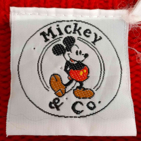 80-90s キャラクター クルーネックセーター メンズ import:M