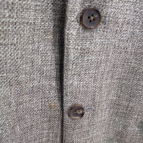アクアスキュータム AQUASCUTUM リネン混2Bテーラードジャケット メンズ 96AB5