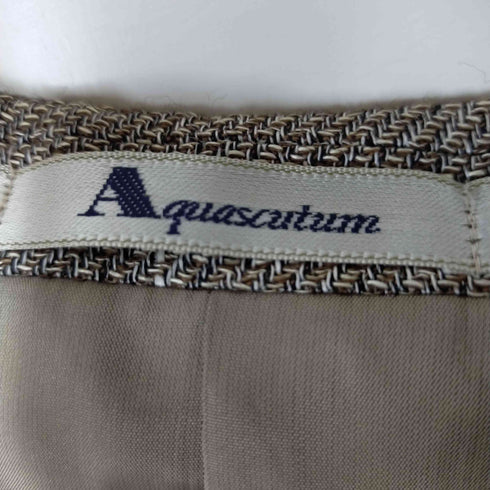 アクアスキュータム AQUASCUTUM リネン混2Bテーラードジャケット メンズ 96AB5