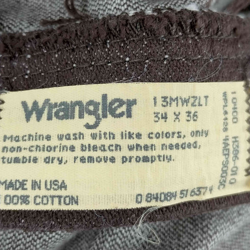 ラングラー Wrangler 80s USA製 ジップフライデニムパンツ メンズ 34X36