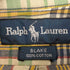 ラルフローレン RALPH LAUREN 90s インド製 BLAKE ポニー刺繍 ボタンダウンチェックシャツ メンズ import:L
