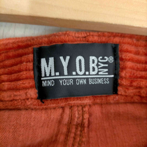 エムワイオービー エヌワイシー M.Y.O.B NYC コーデュロイ 2wayパンツ レディース