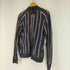 フレッドペリー FRED PERRY ストライプ ジャージ ボンバー ジャケット メンズ JPN:S