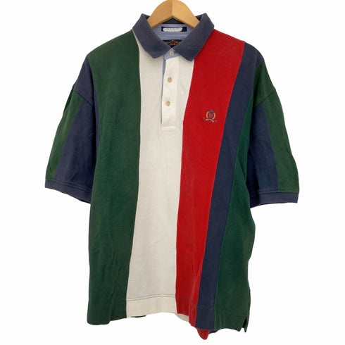 トミーヒルフィガーゴルフ TOMMY HILFIGER GOLF 90-2000s マルチカラーポロシャツ メンズ L/G