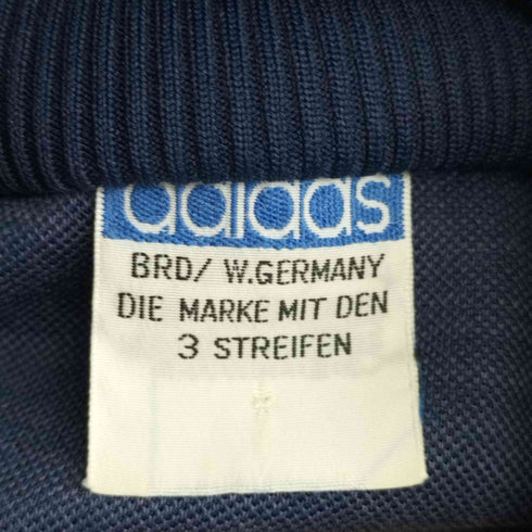 アディダス adidas 80s MADE IN W.GERMANY デサント製 ハイネックトラックジャケット メンズ