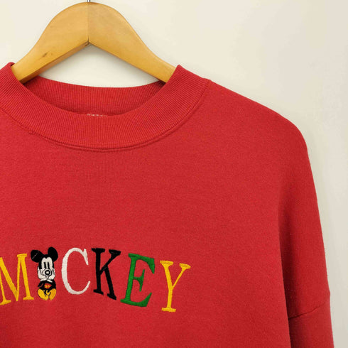 フルーツオブザルーム FRUIT OF THE LOOM 90S USA製 キャラクター刺繍 クルーネック スウェット メンズ import:XXL