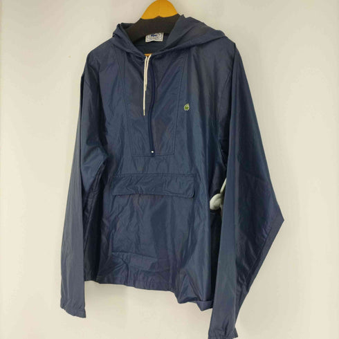 アイゾッドラコステ IZOD LACOSTE 70s 青タグ ナイロンアノラックジャケット メンズ import:L