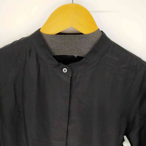 プラスジェイ +J 21SS シルクスタンドカラーシャツ レディース M