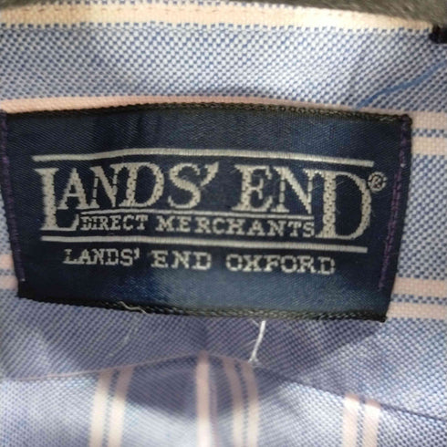 ランズエンド LANDS END USA製 ストライプ ボタンダウンシャツ メンズ 16 1/2 / 34