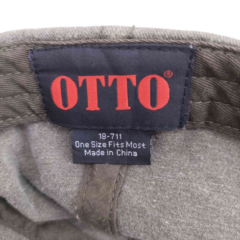 オット otto 刺繍ロゴ 6パネル コットンキャップ メンズ ONE SIZE