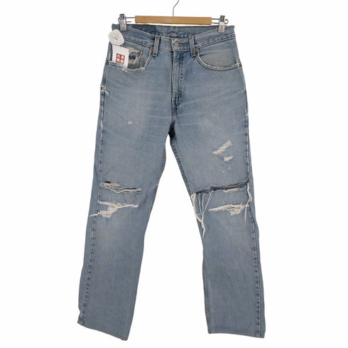 リーバイス Levis 505 ボタン裏689 リメイク加工ストレートデニムパンツ メンズ