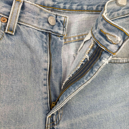 リーバイス Levis 505 ボタン裏689 リメイク加工ストレートデニムパンツ メンズ