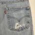 リーバイス Levis 505 ボタン裏689 リメイク加工ストレートデニムパンツ メンズ