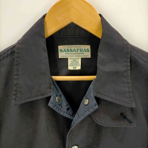 ササフラス SASSAFRAS 切替 コットンナイロン スナップボタンジャケット メンズ JPN:XS