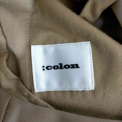 :Colon 2アウトプリーツベルトレススラックス メンズ JPN:2