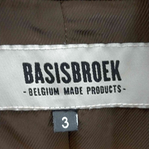バージズブルック BASISBROEK ウール ビッグシルエットダブルチェスターコート レディース 3