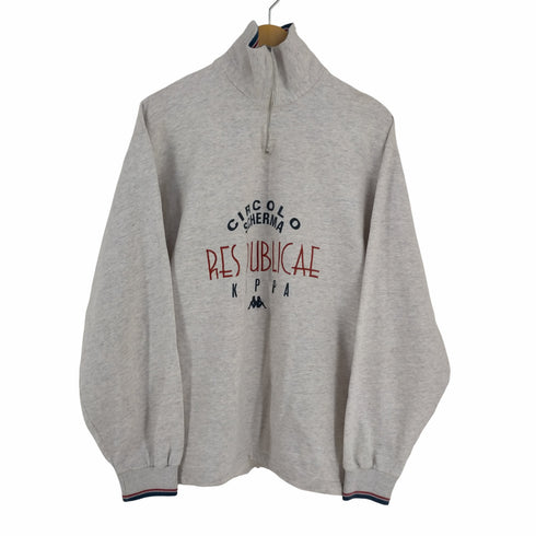 カッパ Kappa イタリア製 ジップアップ スウェット メンズ import:XL