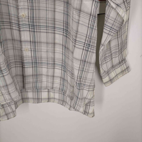 トゥモローランド TOMORROWLAND RAYON WASHER OVERSIZE BAND COLLAR SHIRT メンズ JPN:XS