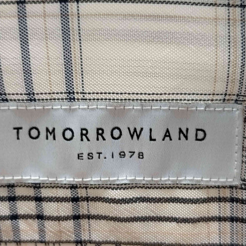 トゥモローランド TOMORROWLAND RAYON WASHER OVERSIZE BAND COLLAR SHIRT メンズ JPN:XS
