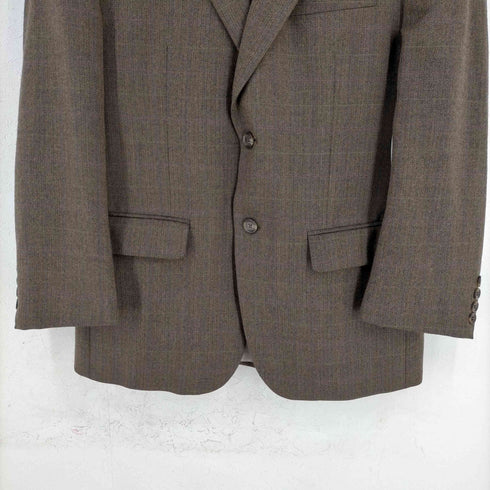 ローレンラルフローレン LAUREN RALPH LAUREN メキシコ製 ウール 2Bチェックテーラードジャケット メンズ 39S