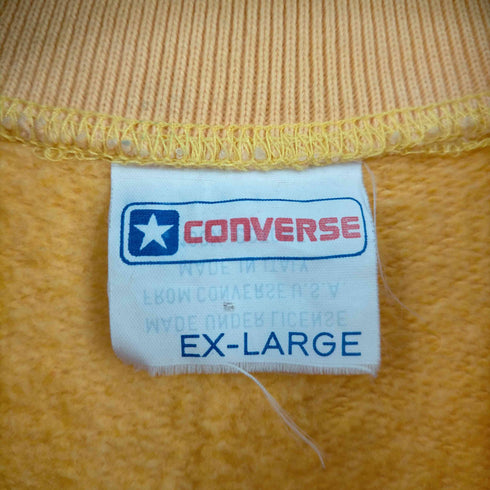 コンバース CONVERSE イタリア製 両面プリント ポロ スウェット メンズ import:XL