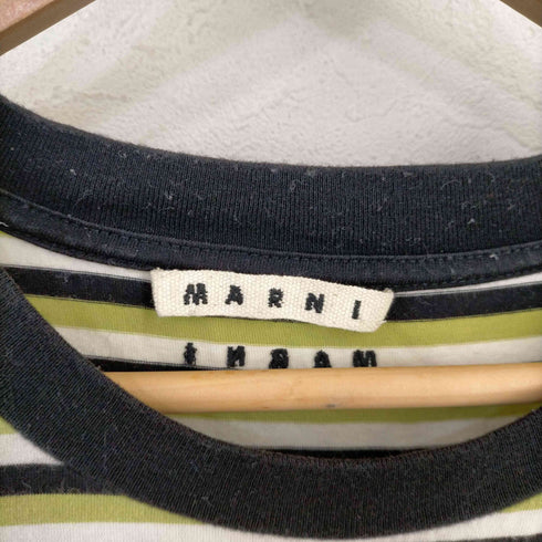 マルニ MARNI パックT クルーネック ボーダー メンズ EUR:50