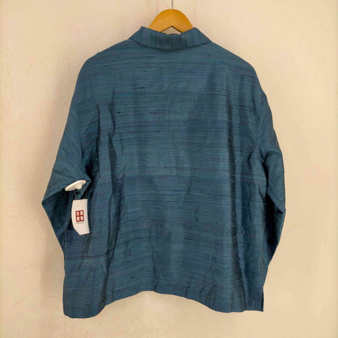 チコズデザイン CHICOS DESIGN シェルボタン シルクレギュラーカラーシャツ レディース JPN:3