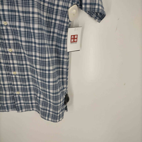 ポロバイラルフローレン Polo by RALPH LAUREN CALDWELL ポニー刺繍 チェック オープンカラーシャツ メンズ JPN:L