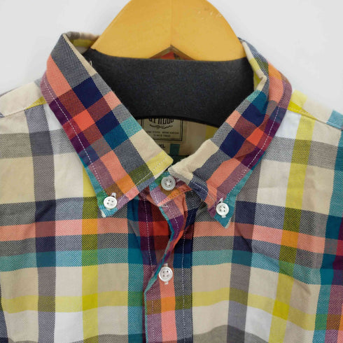 ジェイプレス J.PRESS ボタンダウン 長袖チェックシャツ メンズ JPN:XL
