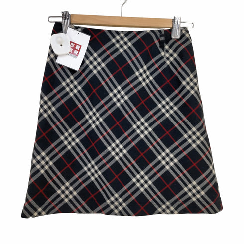 バーバリーズブルーレーベル BURBERRYS BLUE LABEL ブラックノバチェック ミニスカート レディース EUR:36