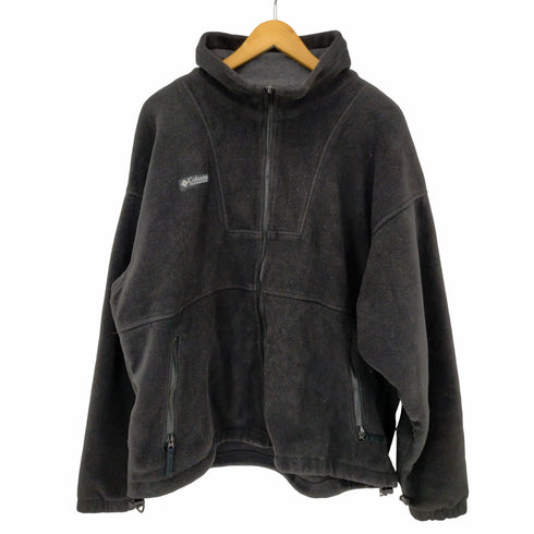 コロンビア Columbia 00S フロントデザインフリースジップジャケット メンズ import:L