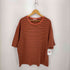 コンフェクト confect 23SS コットンリネン マルチボーダー 半袖ビッグTee Cotton Linen Big Tee Red Boder メンズ FREE