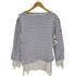 マウンテンリサーチ MOUNTAIN RESEARCH MUSLIN SHIRT レイヤード ボートネック ボーダーカットソー メンズ JPN:L