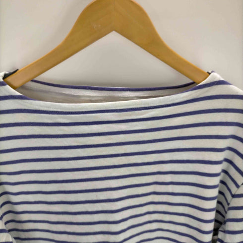 マウンテンリサーチ MOUNTAIN RESEARCH MUSLIN SHIRT レイヤード ボートネック ボーダーカットソー メンズ JPN:L