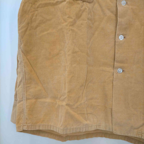 キングスウェイ KINGSWAY 60S SIMPSONS SEARS MADE IN JAPAN コーデュロイオープンカラーシャツ メンズ import:L