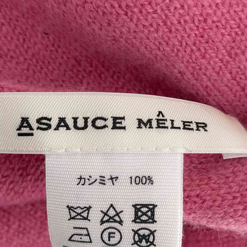 アソースメレ asauce meler カシミヤトライアングルスカーフ レディース